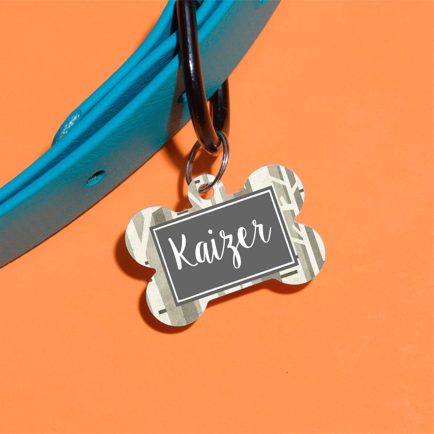 Tree Trunks Pet ID Tag - The Dapper Paw