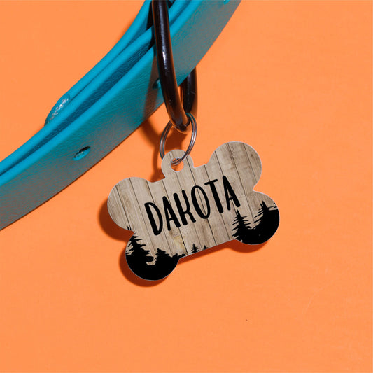 Forest Pet ID Tag - The Dapper Paw