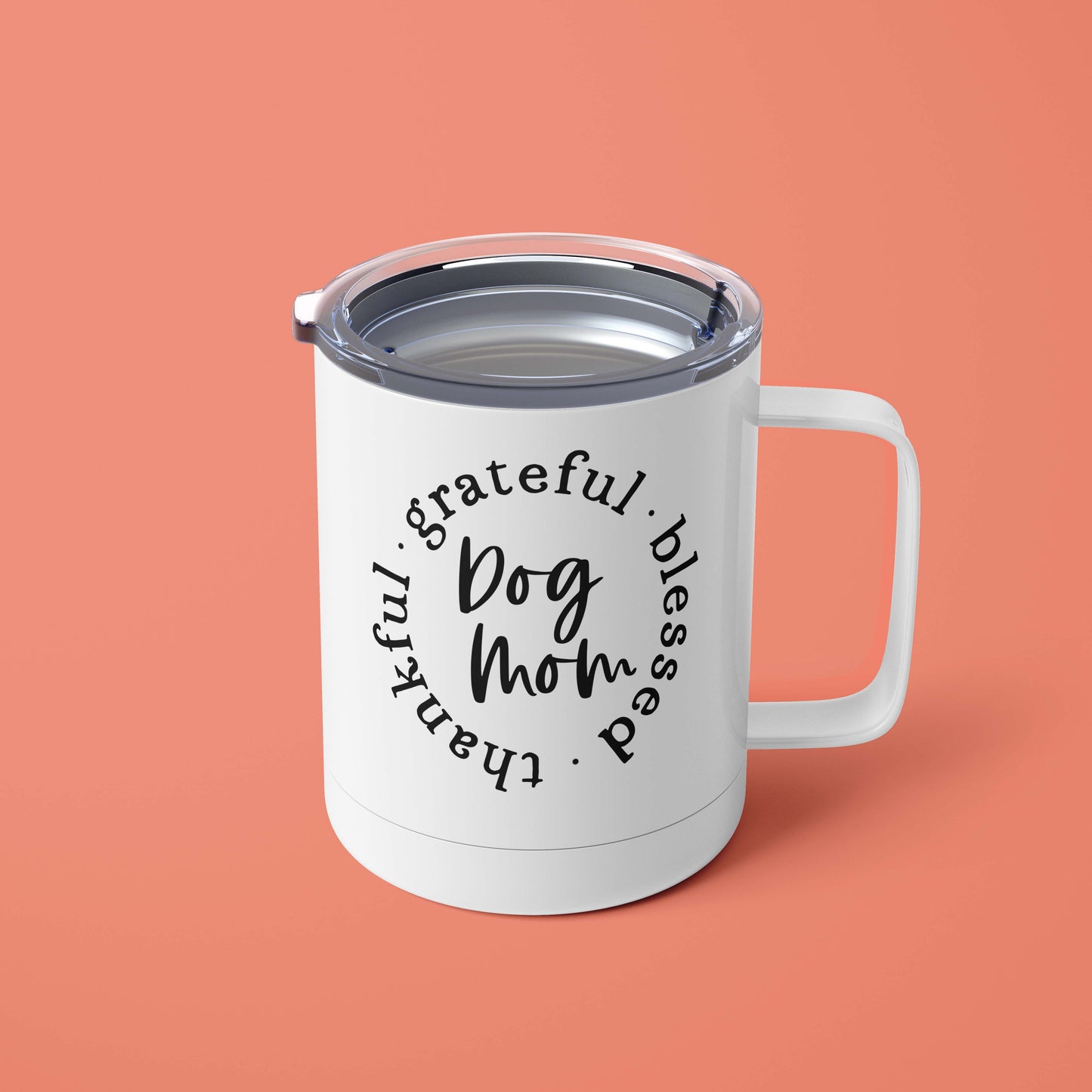 Grateful Thankful Blessed Dog Mom Mug