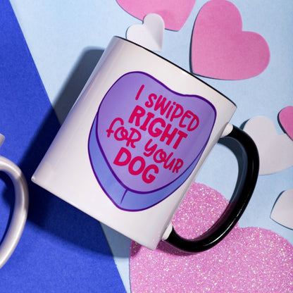 Swiped Right Coffee Mug - The Dapper Paw