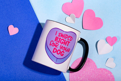Swiped Right Coffee Mug - The Dapper Paw