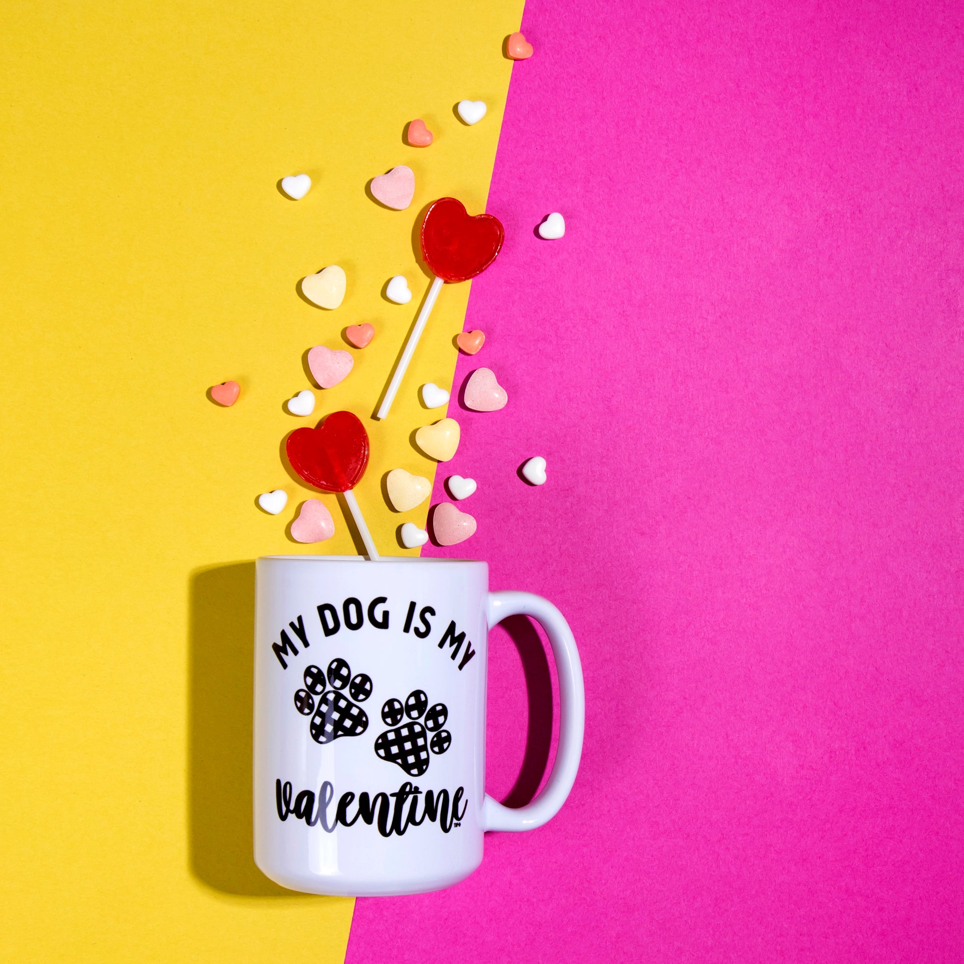 My Dog is My Valentine Coffee Mug - The Dapper Paw