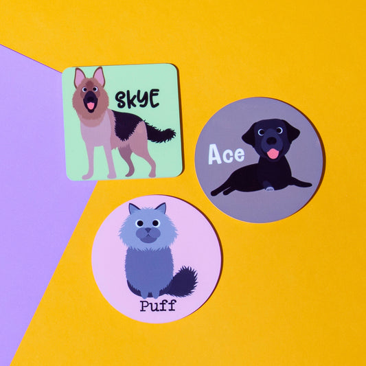 ALL BREEDS - Single Pet Magnet - The Dapper Paw