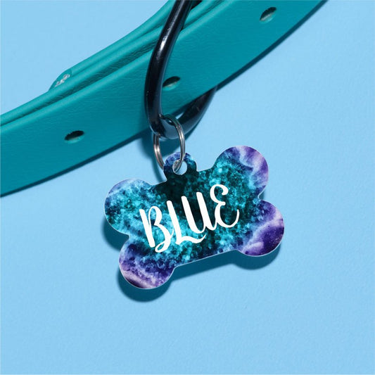 Blue Quartz Pet ID Tag - The Dapper Paw