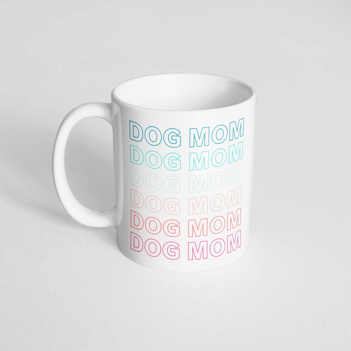 Rainbow Dog Mom Mug