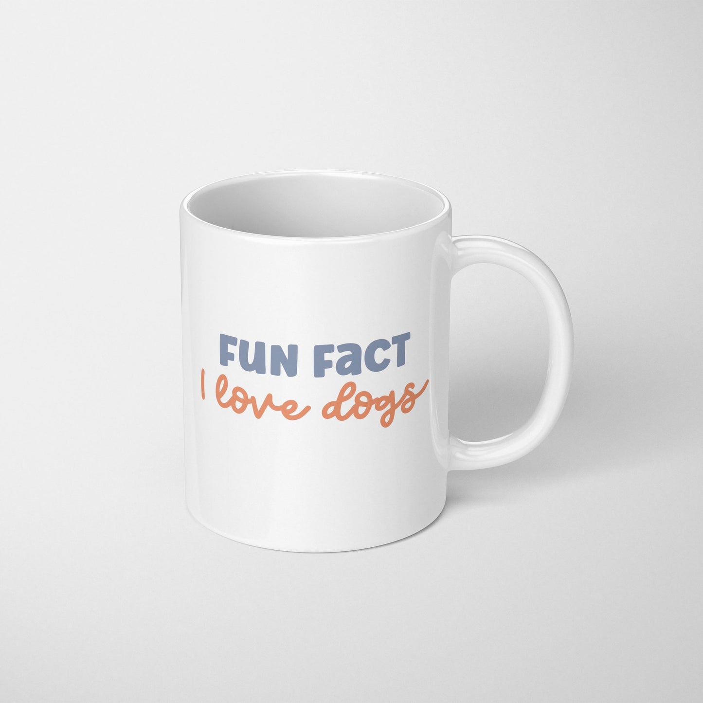 Fun Fact: I Love Dogs Mug