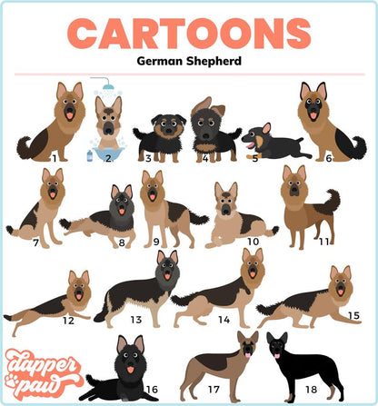 German Shepherd Mouse Pad - The Dapper Paw