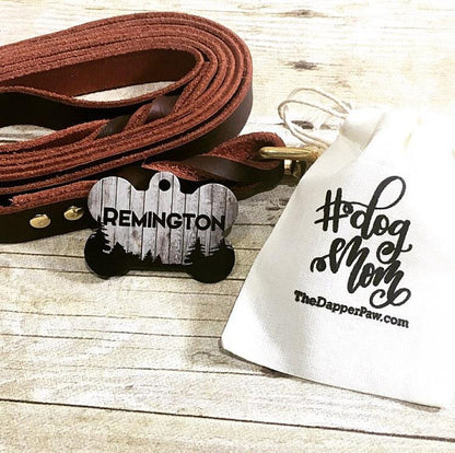 Forest Pet ID Tag - The Dapper Paw