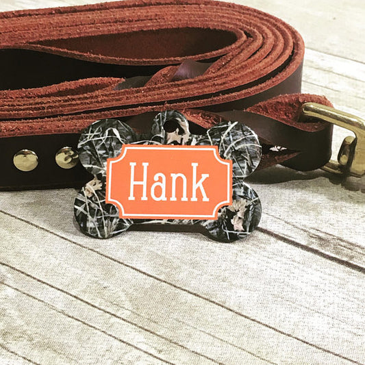 Camo Pet ID Tag - The Dapper Paw