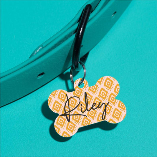 Happy Tiles Pet ID Tag - The Dapper Paw