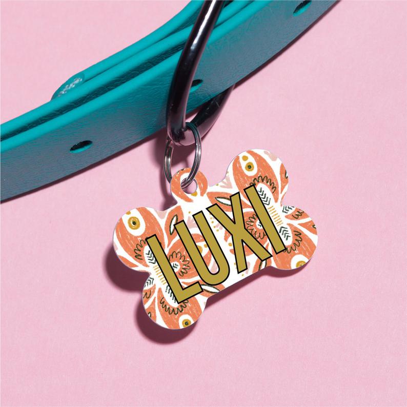 Boho Love Pet ID Tag - The Dapper Paw