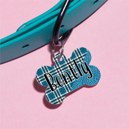 Blue's Leopard Pet ID Tag - The Dapper Paw