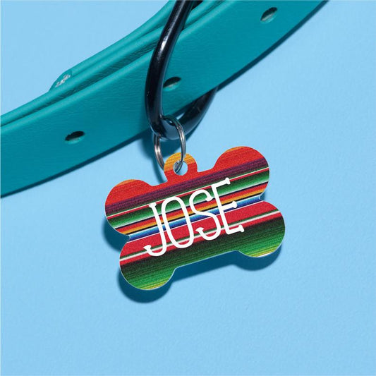 Serape Pet ID Tag - The Dapper Paw