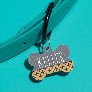 Keller's Combo Pet ID Tag - The Dapper Paw