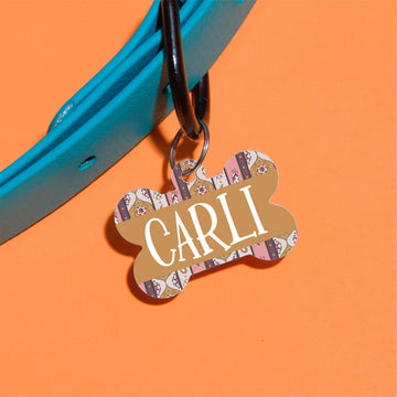 Quilted by Carli Pet ID Tag - The Dapper Paw
