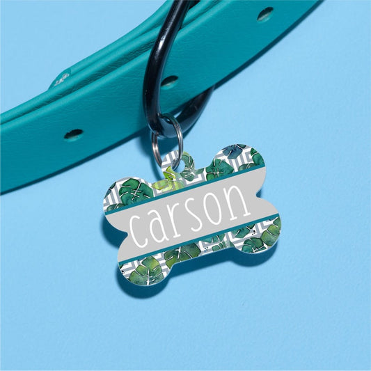 Carson Palms Pet ID Tag - The Dapper Paw