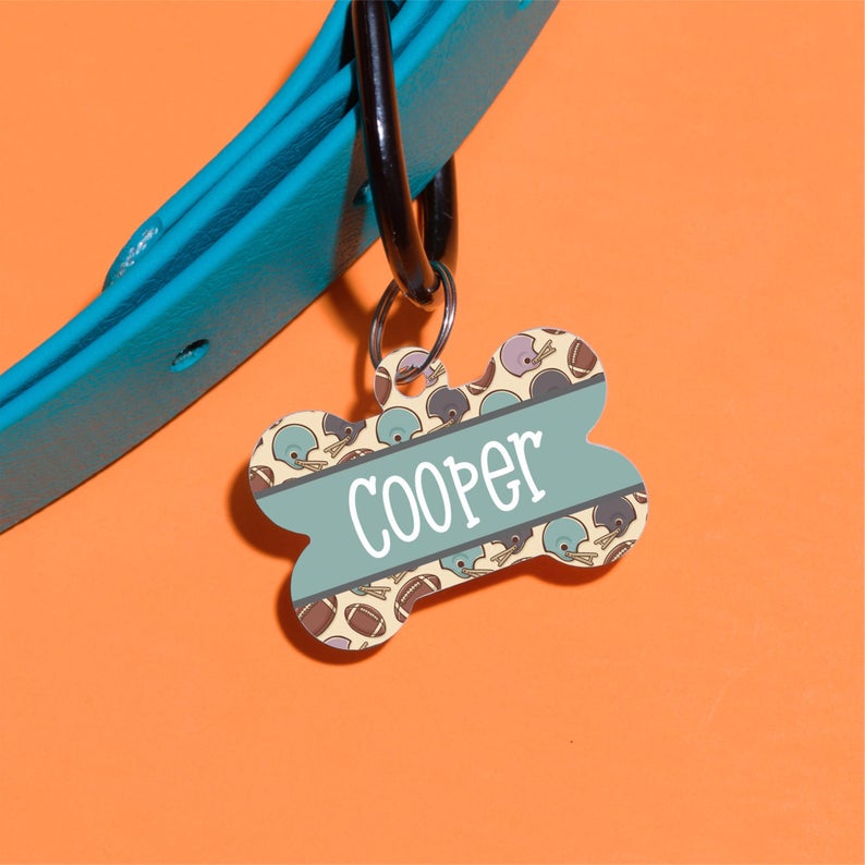 Touchdown Pet ID Tag - The Dapper Paw