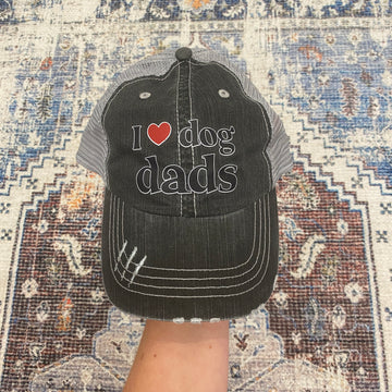 I Love Dog Dads Hat