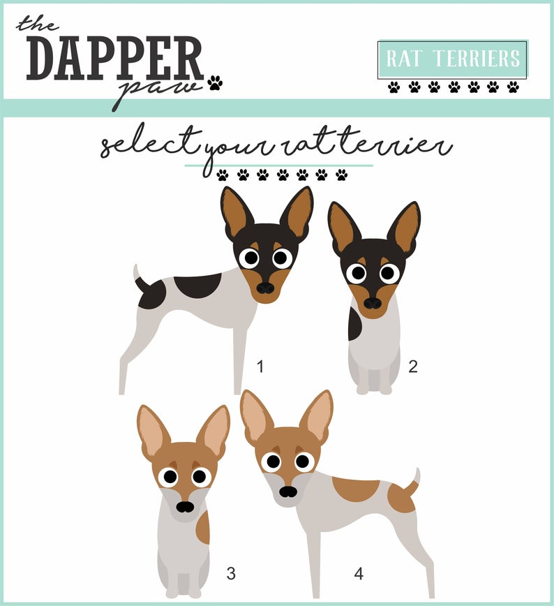 Rat Terrier Mouse Pad - The Dapper Paw