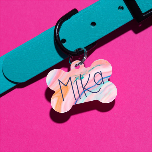 Sherbert Pet ID Tag - The Dapper Paw