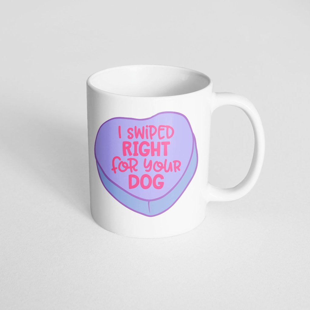 Swiped Right Coffee Mug - The Dapper Paw